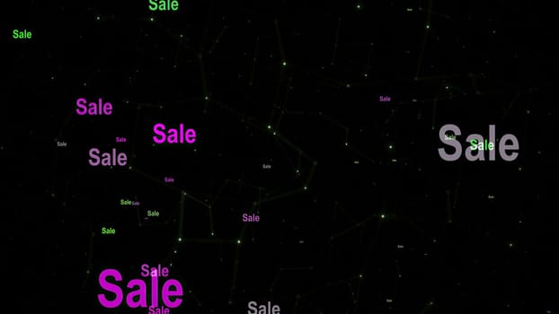 Sale text against network  background,Sale text against network  background