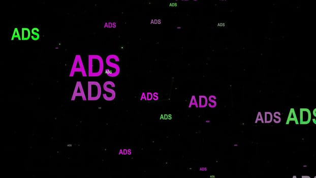 Adds text against network  background,Adds text against network  background