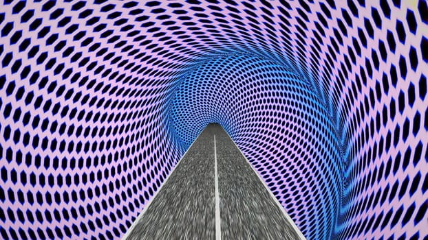 Driving through the world of illusion,Driving through the world of illusion