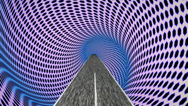 Driving through the world of illusion,Driving through the world of illusion