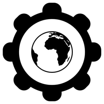 Globe and wheel