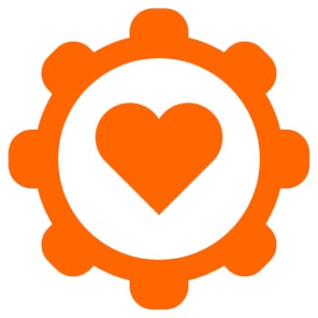 Heart and wheel
