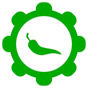Chili pepper and wheel