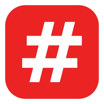 Hashtag and app icon