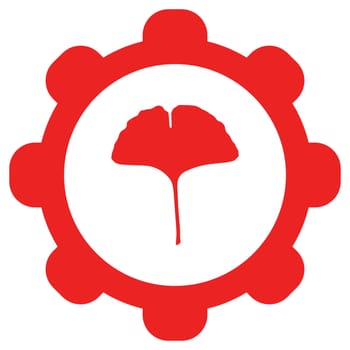 Ginkgo leaf and wheel