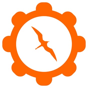 Frigate bird and wheel