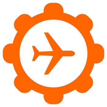 Airplane and wheel