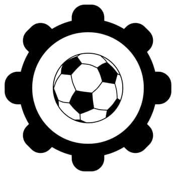 Soccer ball and wheel