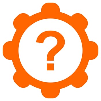 Question mark and wheel