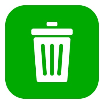 Waste bin and app icon