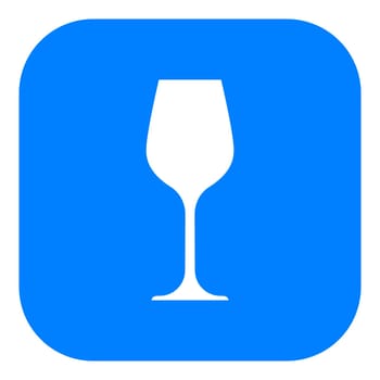 Wine glass and app icon