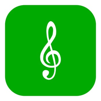 Violin clef and app icon