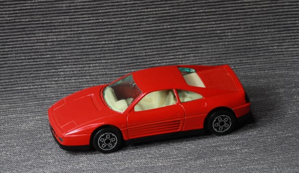 red car small toy still life