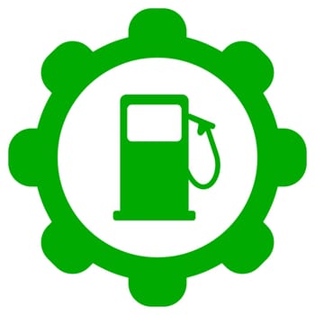 Gas station and wheel
