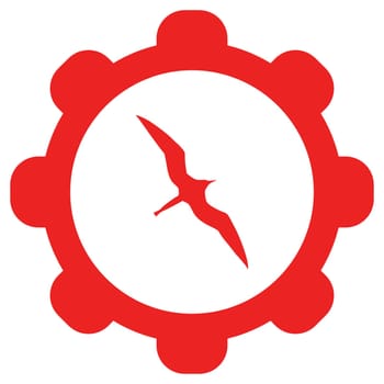 Frigate bird and wheel