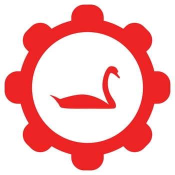 Swan and wheel