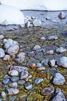 Mountain Creek in the Winter, Slovakia