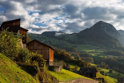 Morning mood above Amden