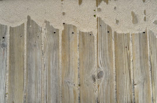 Wood Background Sand