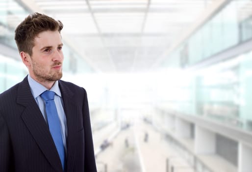 young business man portrait at the office