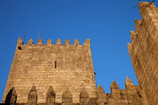 Guimaraes Castle, home of the first Portuguese King, Afonso Henriques, this is the place where Portugal was born. Guimaraes is in the north of the country.