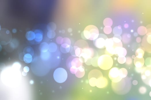 Abstract scene in universe. Abstract gradient dark blue to light blue green pink purple space cosmos universe background with white stars and planets. Space for your design. Concept astrology an science.