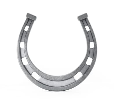 Horseshoe isolated on white background