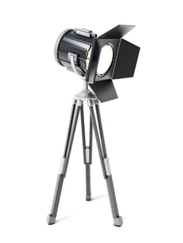 Studio Photography Video Light isolated on white background
