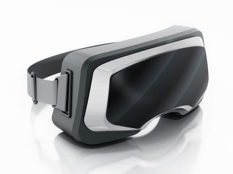 Virtual reality glasses isolated on white background
