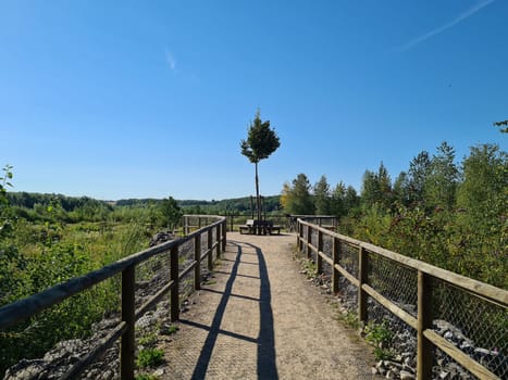 Bike tour through a beautiful park