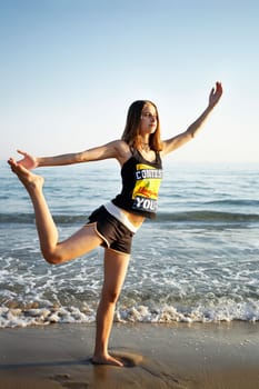 Yoga in the morning light