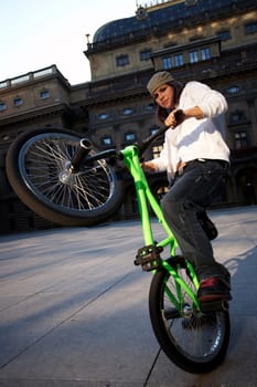 Bicycle acrobat III.