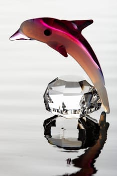 Glass Figure Dolphin