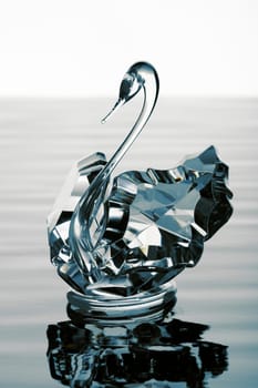 Glass- Figure- Swan