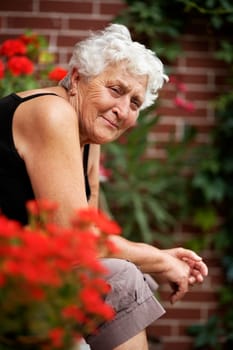 Satisfied pensioner