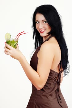 Woman with Mojito V.