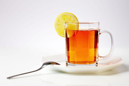 Cup of tea with lemon I.