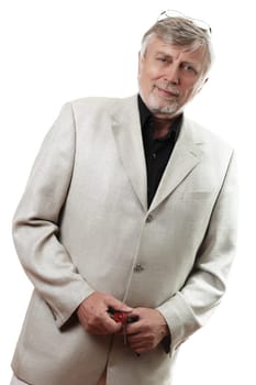 Older man in suit