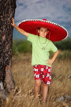 Boy with Sombrero I.