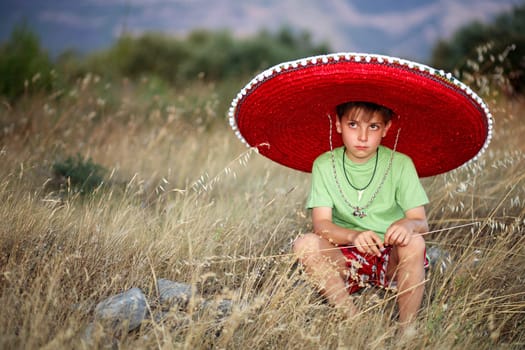 Boy with Sombrero IV.