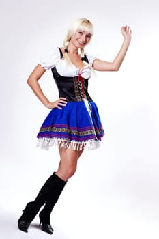 Blonde Frau in der Tracht II.