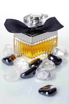 Perfume with black stones III.
