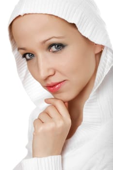 Pretty woman in white I.