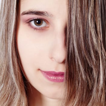 Portrait of pretty woman