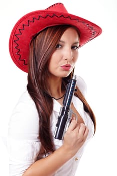 Woman with Red Hat II.