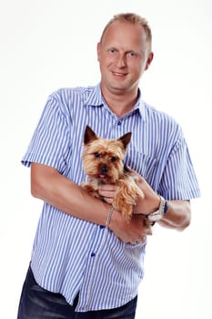Man with the dog