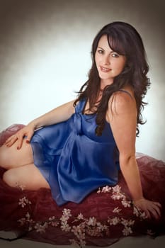 Pretty smiling woman