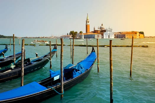 Gondolas in Venice