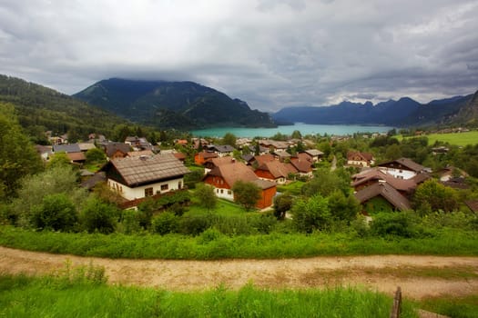 Saint Gilgen near Fuschlsee in Austria
