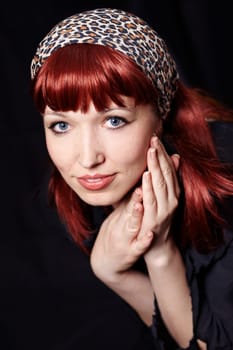Portrait of young smiling woman